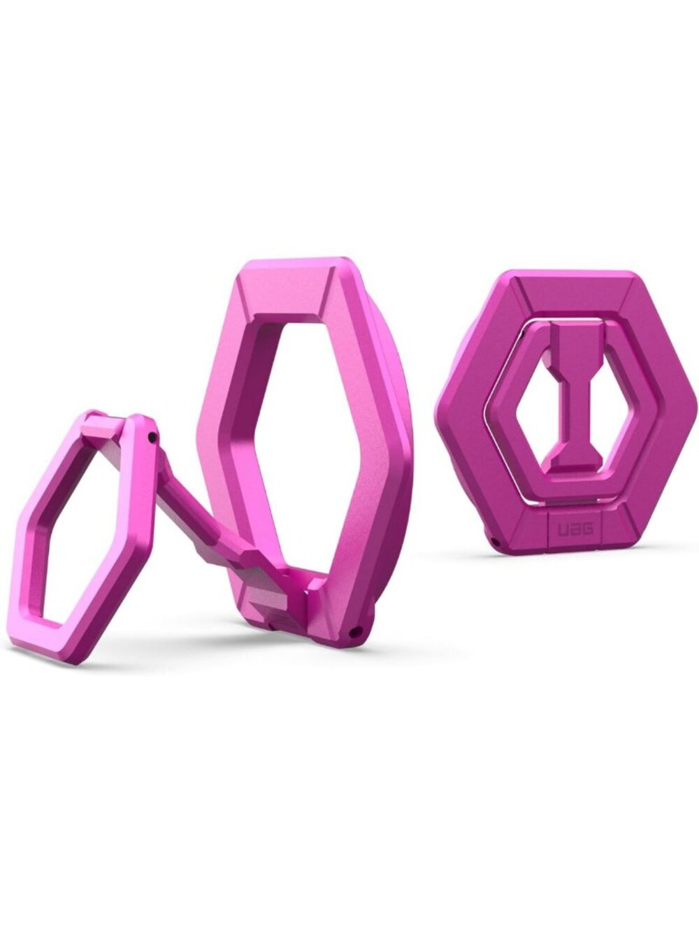 Magnetic Phone Ring Stand - MagSafe Compatible, Stylish Orchid Pink Design